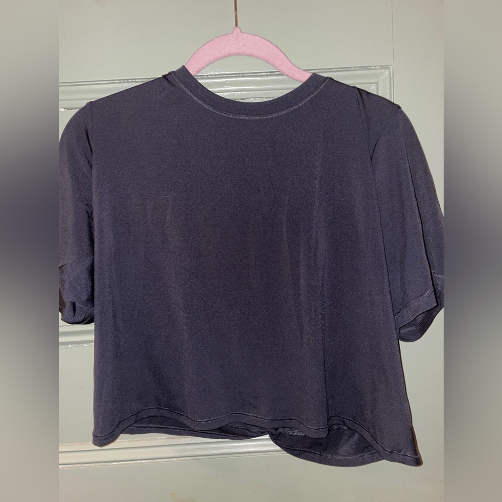 NEW Fabletics Twist Back Tee size L